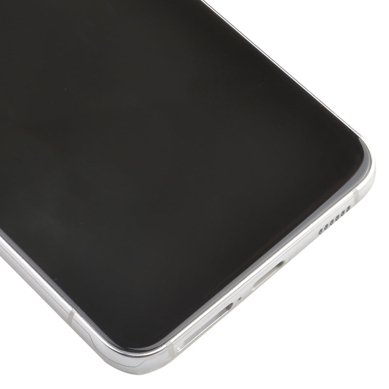 OLED Screen Digitizer Assembly with Frame for Samsung Galaxy S22 5G S901 (for America Version)(Premium) - White