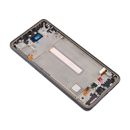 OLED Screen Digitizer with Frame Replacement for Samsung Galaxy A53 5G (2022) A536 (Aftermarket)(1:1 Size) - Black