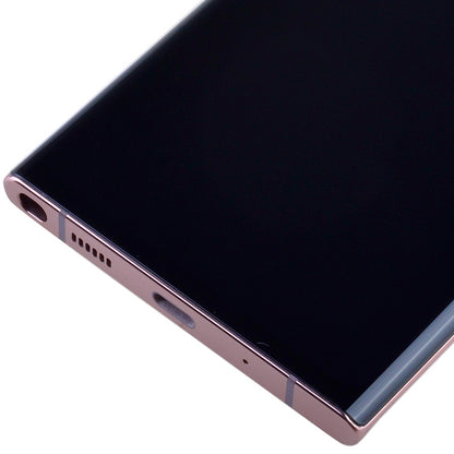 OLED Screen Digitizer with Frame Replacement for Samsung Galaxy Note 20 Ultra N985 (Aftermarket)(Nearly 1:1 size) - Mystic Bronze