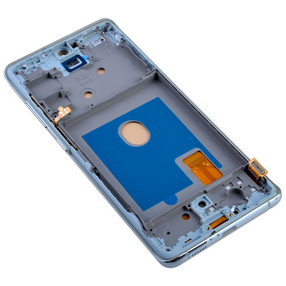 OLED Screen Digitizer with Frame Replacement for Samsung Galaxy S20 FE G780 (Aftermarket)(1:1 Size) - Cloud White