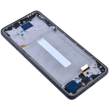 OLED Screen Digitizer with Frame Replacement for Samsung Galaxy A33 5G (2022) A336 (Aftermarket)(1:1 Size) - Black