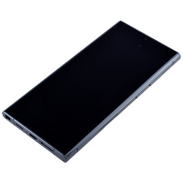 OLED Screen Digitizer Assembly with Frame for Samsung Galaxy S23 Ultra 5G S918 (for America Version)(Aftermarket) - Green