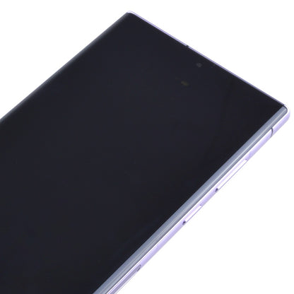 OLED Screen Digitizer Assembly with Frame for Samsung Galaxy S23 Ultra 5G S918 (for America Version)(Aftermarket) - Lavender