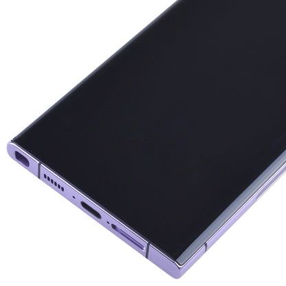 OLED Screen Digitizer Assembly with Frame for Samsung Galaxy S23 Ultra 5G S918 (for America Version)(Aftermarket) - Lavender