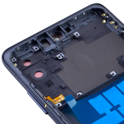 OLED Screen Digitizer with Frame Replacement for Samsung Galaxy A51 5G A516 (Aftermarket)(1:1 Size) - Prism Cube Black
