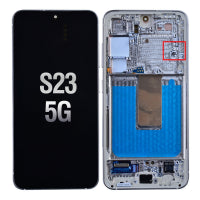 Rear Camera Glass Lens for Samsung Galaxy S23 S911/ S23 Plus S916 - Black (3pcs/Set)