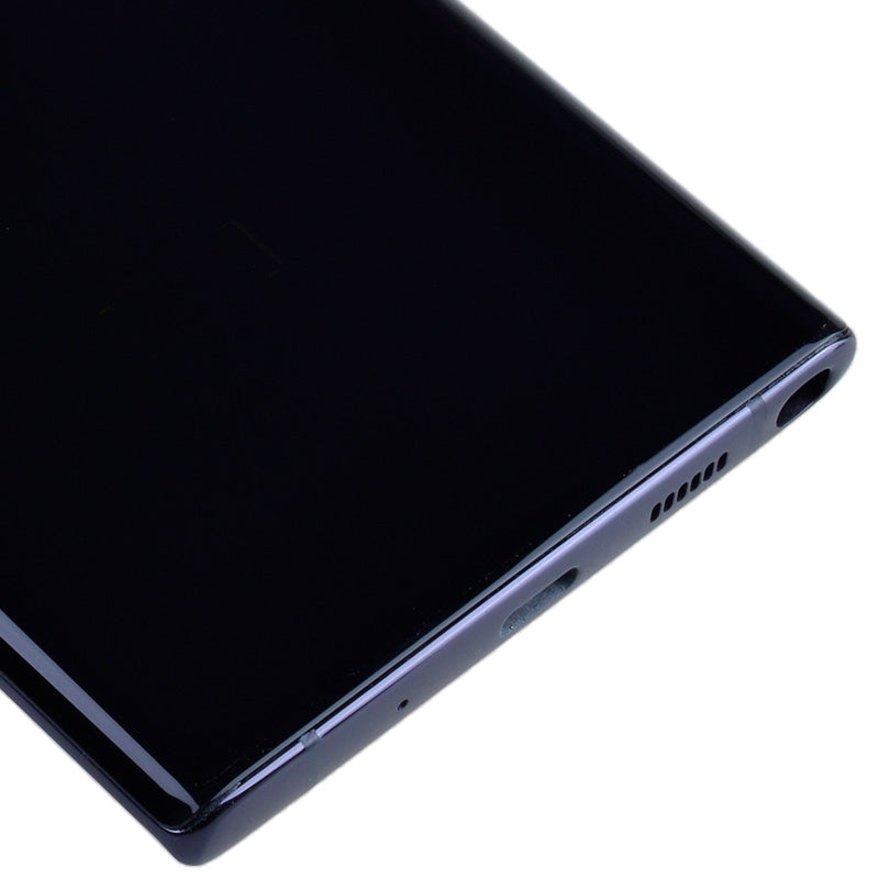 OLED Screen Digitizer with Frame Replacement for Samsung Galaxy Note 10 Plus N975 (Aftermarket) - Aura Black