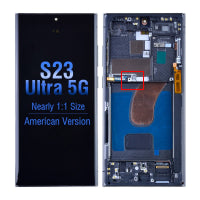 Rear Camera Glass Lens for Samsung Galaxy S23 Ultra S918 - Black (5pcs/Set)