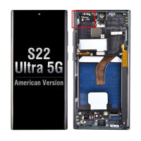 Rear Camera Glass Lens for Samsung Galaxy S22 Ultra 5G S908 - Black (5pcs/Set)
