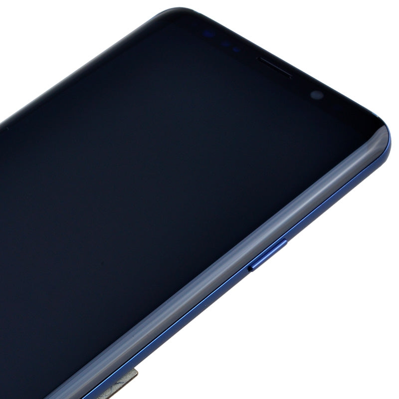 OLED Screen Digitizer with Frame Replacement for Samsung Galaxy S9 G960 (Premium) - Blue