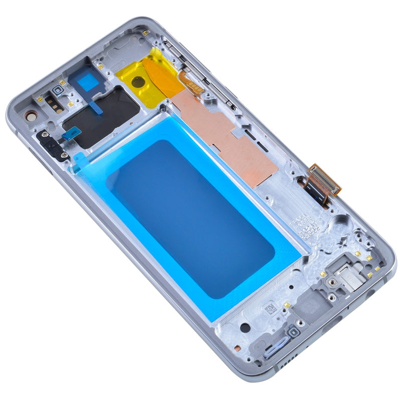 OLED Screen Digitizer with Frame Replacement for Samsung Galaxy S10e G970 (Premium) - Prism White