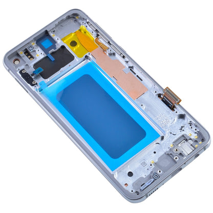 OLED Screen Digitizer with Frame Replacement for Samsung Galaxy S10e G970 (Premium) - Prism White