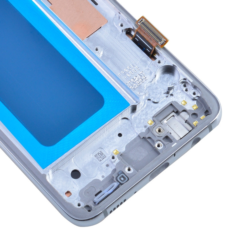 OLED Screen Digitizer with Frame Replacement for Samsung Galaxy S10e G970 (Premium) - Prism White