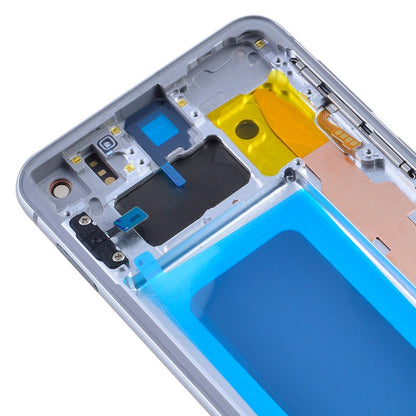 OLED Screen Digitizer with Frame Replacement for Samsung Galaxy S10e G970 (Premium) - Prism White