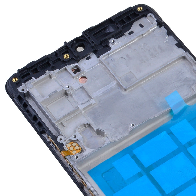 OLED Screen Digitizer Assembly With Frame for Samsung Galaxy A42 5G A426 (Premium) - Prism Dot Black