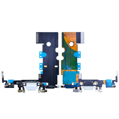 Charging Port with Flex Cable and Mic for iPhone SE (2020) - White