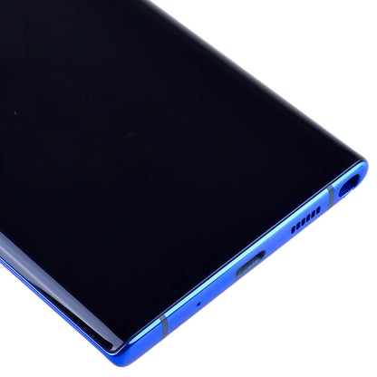 OLED Screen Digitizer Assembly with Frame Replacement for Samsung Galaxy Note 10 Plus N975 (Aftermarket) - Aura Blue