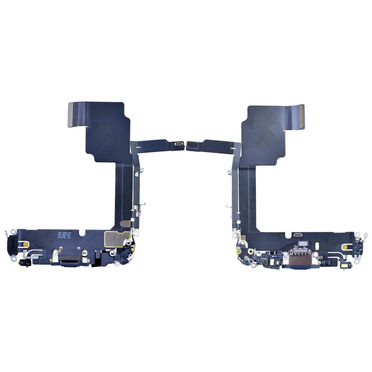 Charging Port with Flex Cable for iPhone 15 Pro (High Quality) - Blue Titanium
