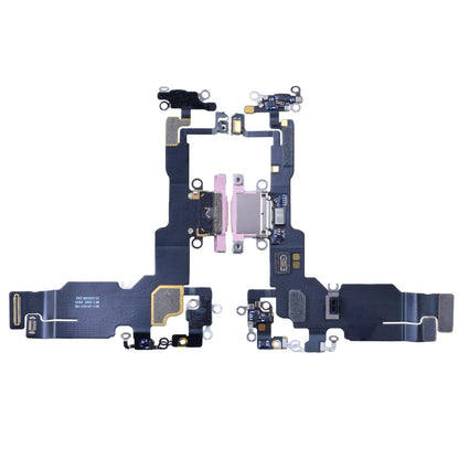 Charging Port with Flex Cable for iPhone 15 (High Quality) - Pink