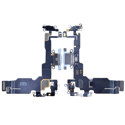Charging Port with Flex Cable for iPhone 15 (High Quality) - Blue