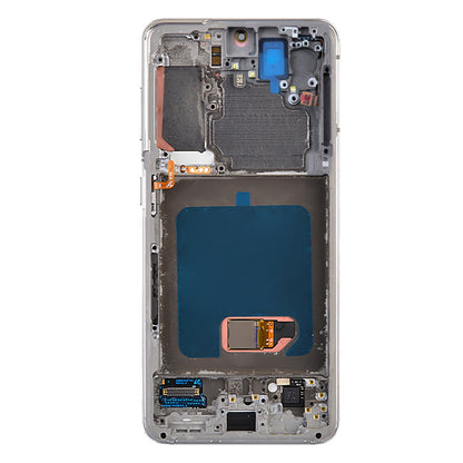 OLED Screen Digitizer Assembly with Frame for Samsung Galaxy S21 5G G991 (Premium) - Phantom White