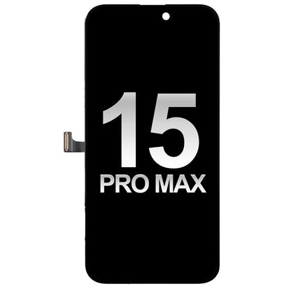 OLED Screen Digitizer Assembly With Frame for iPhone 15 Pro Max Replacement (High Quality)