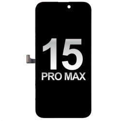 Premium Soft OLED Screen Digitizer Assembly Replacement With Portable IC for iPhone 15 Pro Max (120HZ)