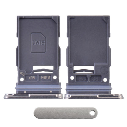 Sim Card Tray for Samsung Galaxy S24 Ultra 5G S928(Single SIM Card Version) - Titanium Gray/ Titanium Violet