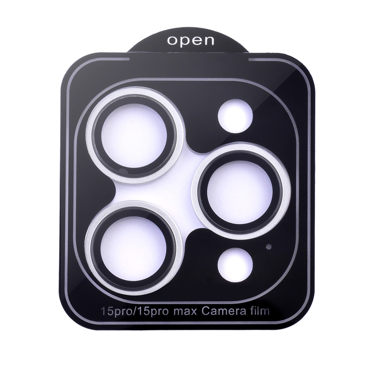 Pro+ Eagle Eye Camera Lens Protector for iPhone 15 Pro/ 15 Pro Max - Silver