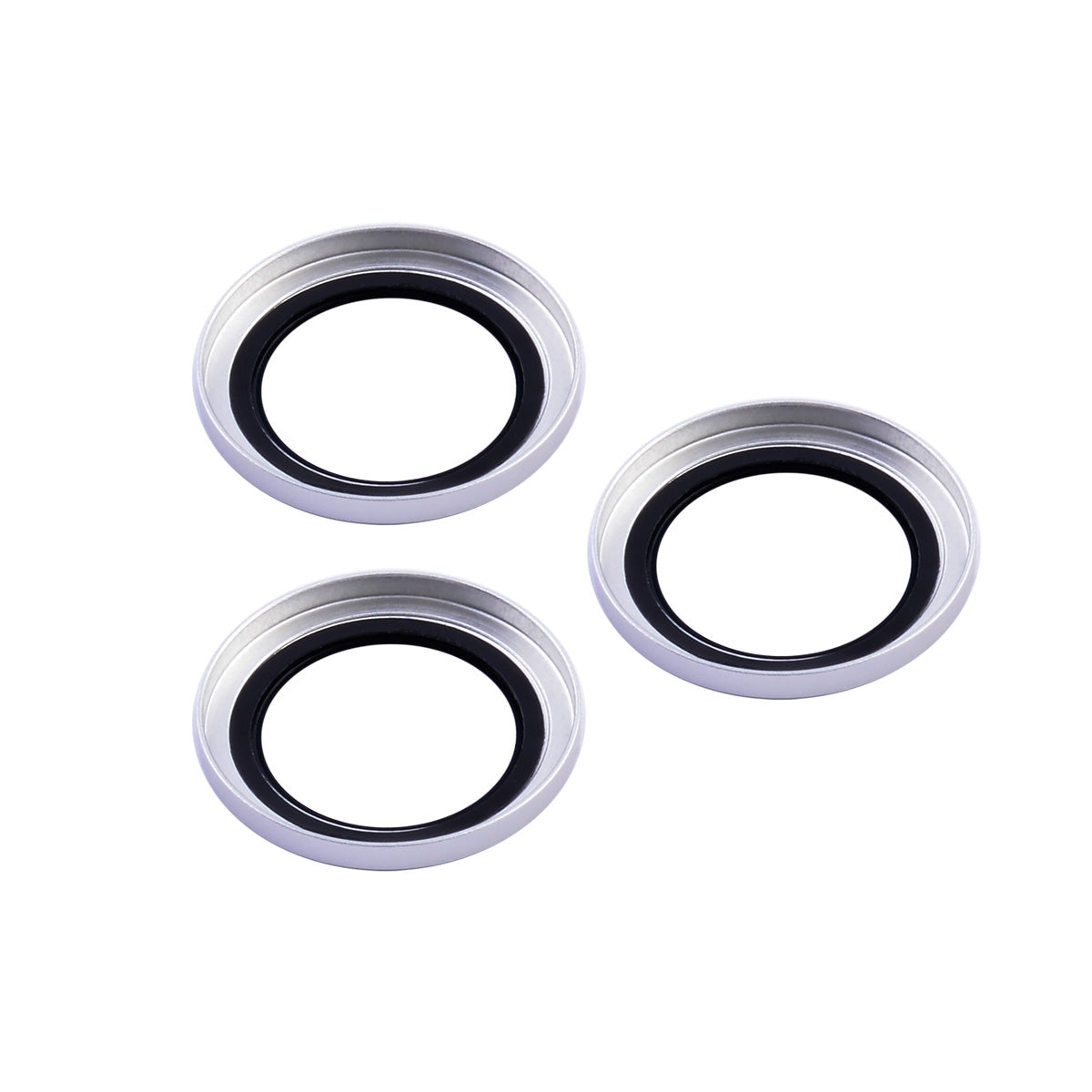 Pro+ Eagle Eye Camera Lens Protector for iPhone 15 Pro/ 15 Pro Max - Silver