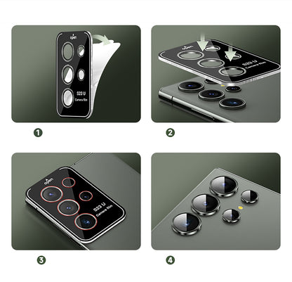 Pro+ Eagle Eye Camera Lens Protector for Samsung Galaxy S22 Ultra 5G S908 - Silver
