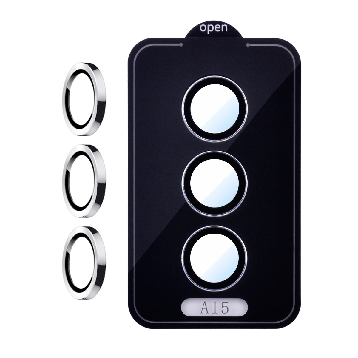 Pro+ Eagle Eye Camera Lens Protector for Samsung Galaxy A15 5G A156 - Silver