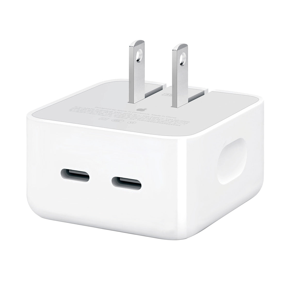 Dual USB C Wall Charger for iPhone, Fast 35W Dual USB-C Port Compact Power Adapter with Foldable Plug, Compatible with iPhone 16/15/14/13/12/11, iPad, MacBook ...