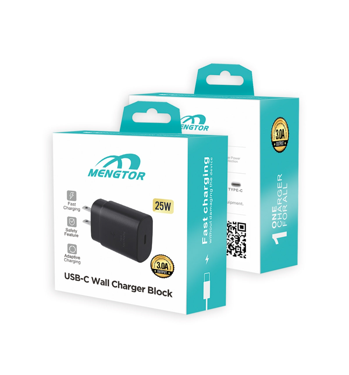 25W USB C Charger, Type C Fast Charger, Compatible with iPhone 16/15/14/13/12/11/XR/XS/iPad/Air/Galaxy S23/S22 (Black)