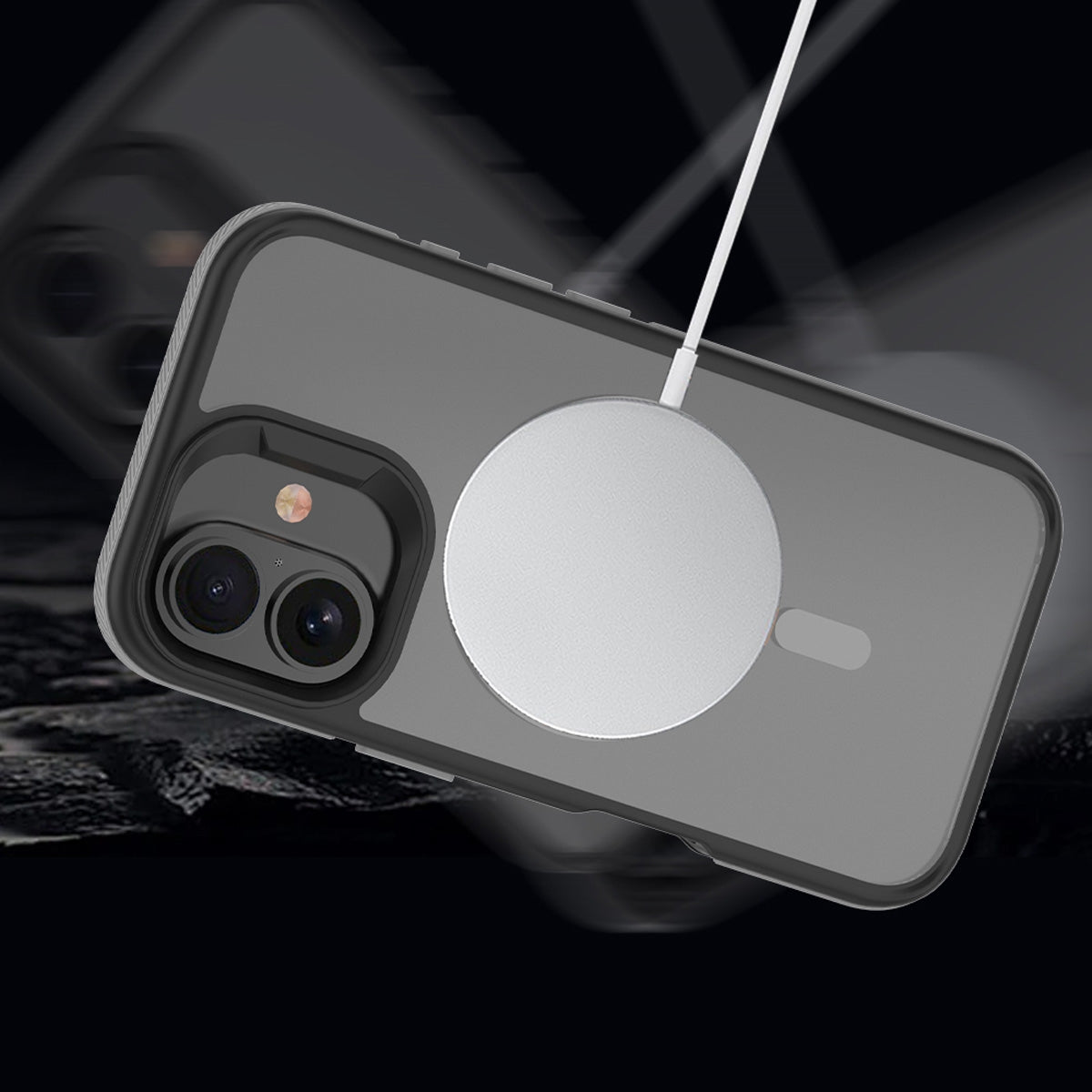 Compatible with iPhone 16 Case, Shockproof Soft Slim Magnetic Phone Case, Compatible with MagSafe - Dark Blue
