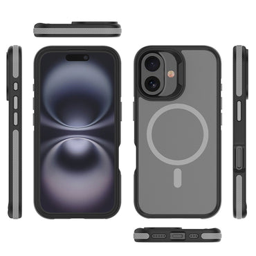 Compatible with iPhone 16 Case, Shockproof Soft Slim Magnetic Phone Case, Compatible with MagSafe - Purple