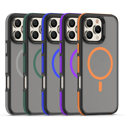 Compatible with iPhone 16 Pro Max Case, Shockproof Soft Slim Magnetic Phone Case, Compatible with MagSafe - Gray