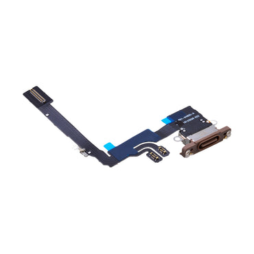 Charging Port with Flex Cable for iPhone 16 Pro - Desert Titanium
