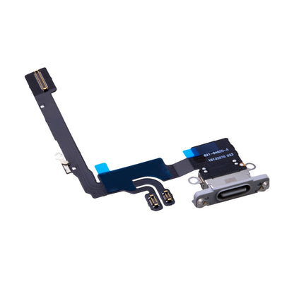 Charging Port with Flex Cable for iPhone 16 Pro - White Titanium