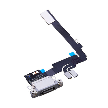 Charging Port with Flex Cable for iPhone 16 Pro - White Titanium