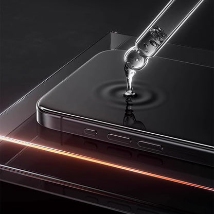 Matte Tempered Glass Screen Protector for iPhone 14 Pro Max (Retail Packaging) - Black