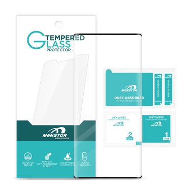 Full Curved Tempered Glass Screen Protector for Samsung Galaxy Note 10 N970 - Black(Retail Packaging)