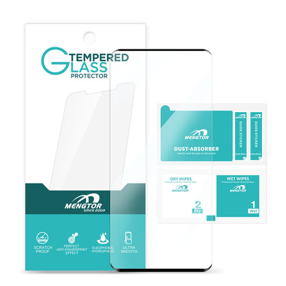 Full Curved Tempered Glass Screen Protector for Samsung Galaxy S20 G980/ S20 5G G981 - Black(Retail Packaging)