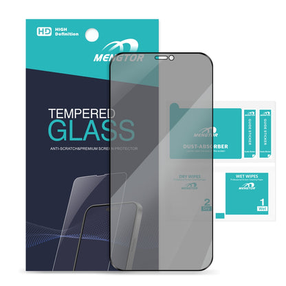 Full Cover Privacy Tempered Glass Screen Protector for iPhone 12 Pro Max (Retail Packaging)