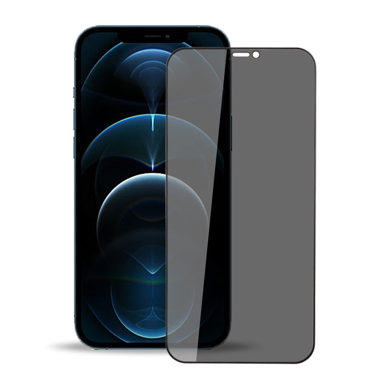 Full Cover Privacy Tempered Glass Screen Protector for iPhone 12 Pro Max (Retail Packaging)