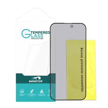 Full Cover Privacy Tempered Glass Screen Protector for iPhone 15/ 16 (6.1 inches) (Retail Packaging)