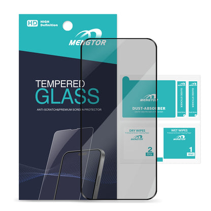 Matte Tempered Glass Screen Protector for iPhone 16 Pro Max (Retail Packaging) - Black
