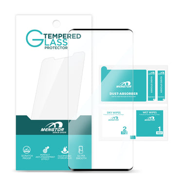 Full Curved Tempered Glass Screen Protector for Samsung Galaxy S20 Ultra G988B/ S20 Ultra 5G G988U - Black(Retail Packaging)