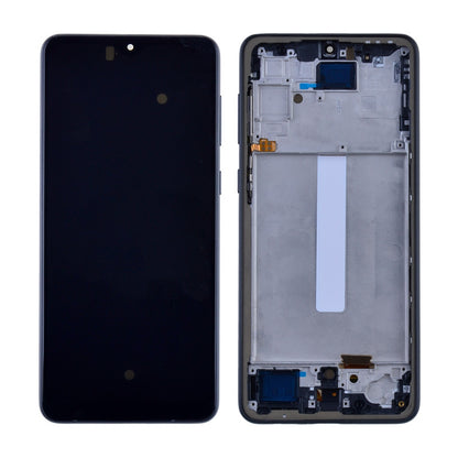 OLED Screen Digitizer with Frame Replacement for Samsung Galaxy A33 5G (2022) A336 (Aftermarket)(1:1 Size) - Black