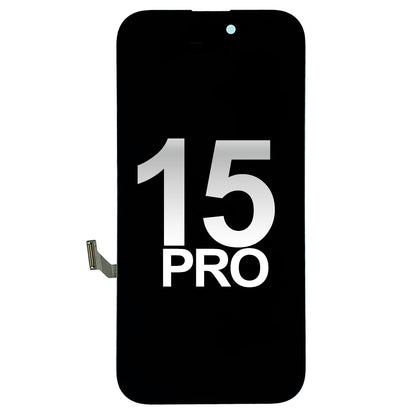 OLED Screen Digitizer Assembly With Frame for iPhone 15 Pro Replacement (High Quality)